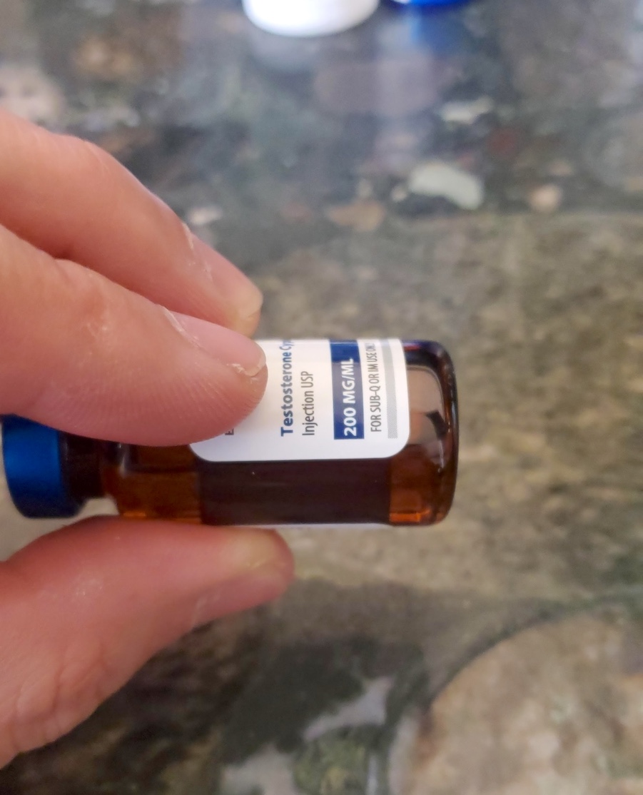 Compounded testosterone in MCT oil